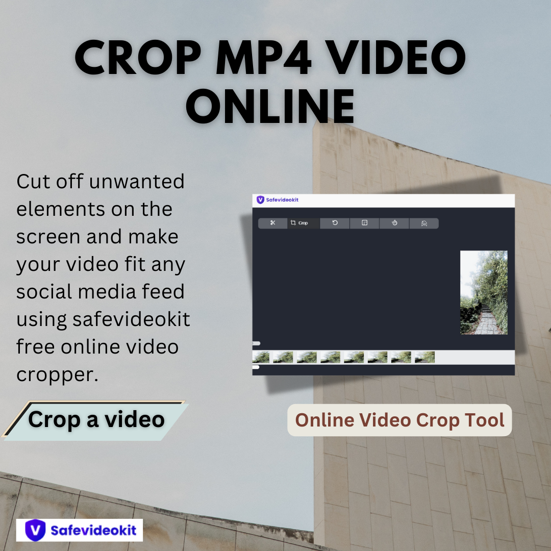 Crop mp4 Video online