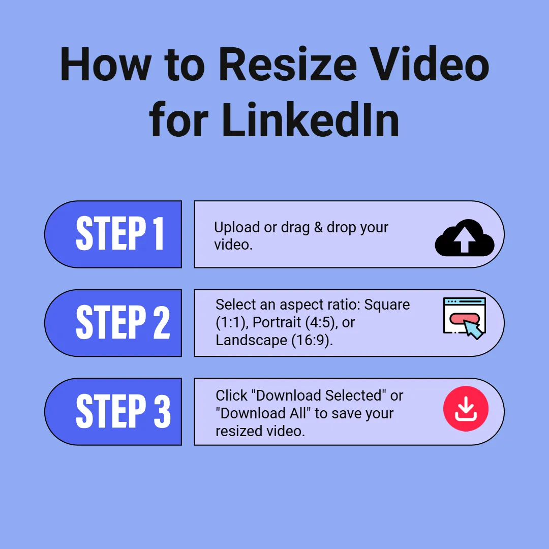 How to Resize Video for LinkedIn?