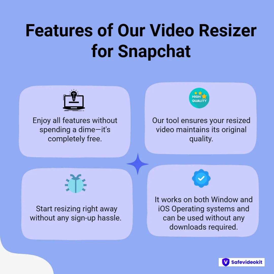 Features of Our Video Resizer for Snapchat