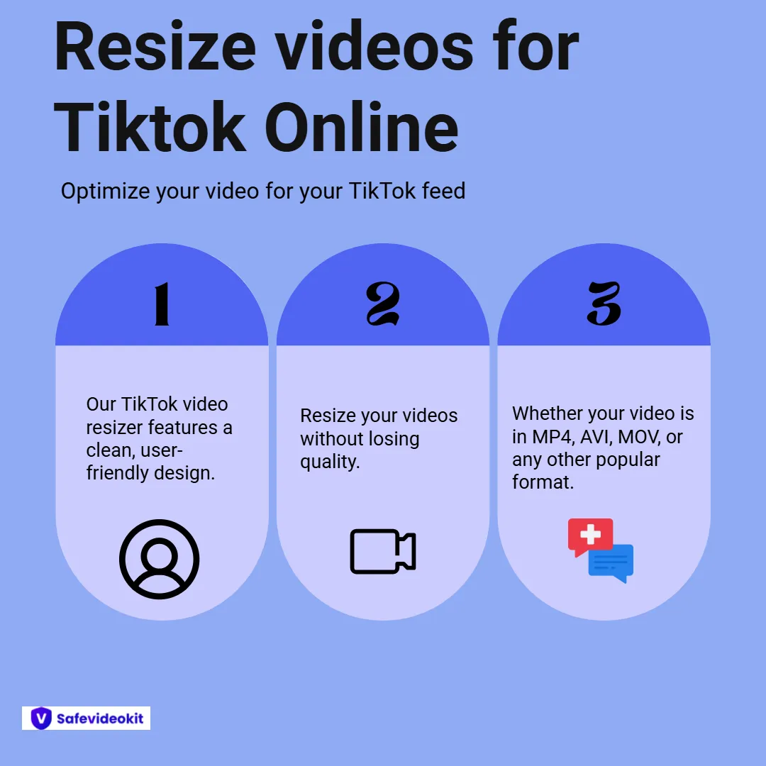 Resize videos for Tiktok Online