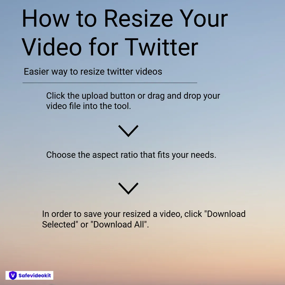 How to Resize Your Video for Twitter?