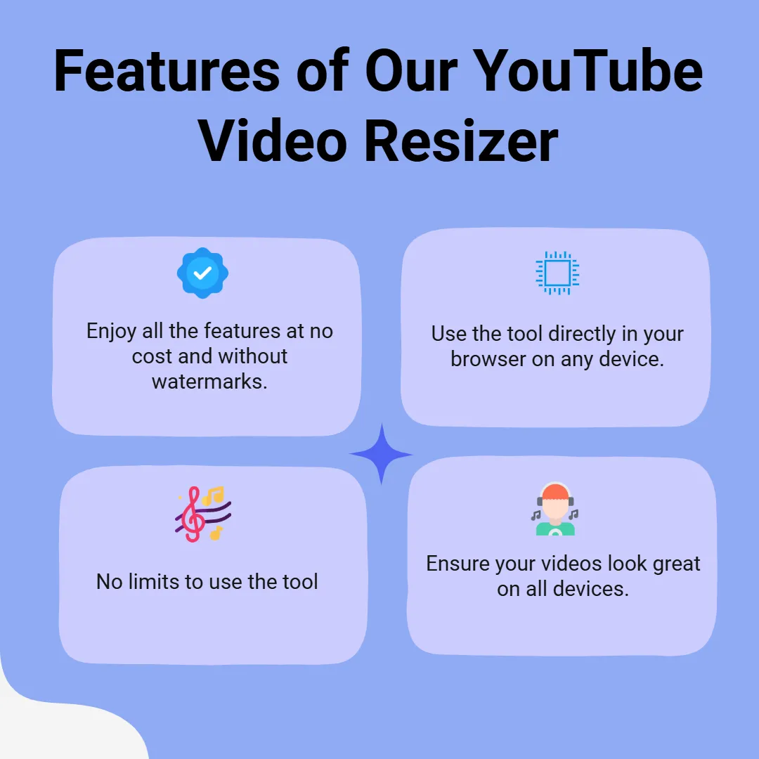 Features of Our YouTube Video Resizer