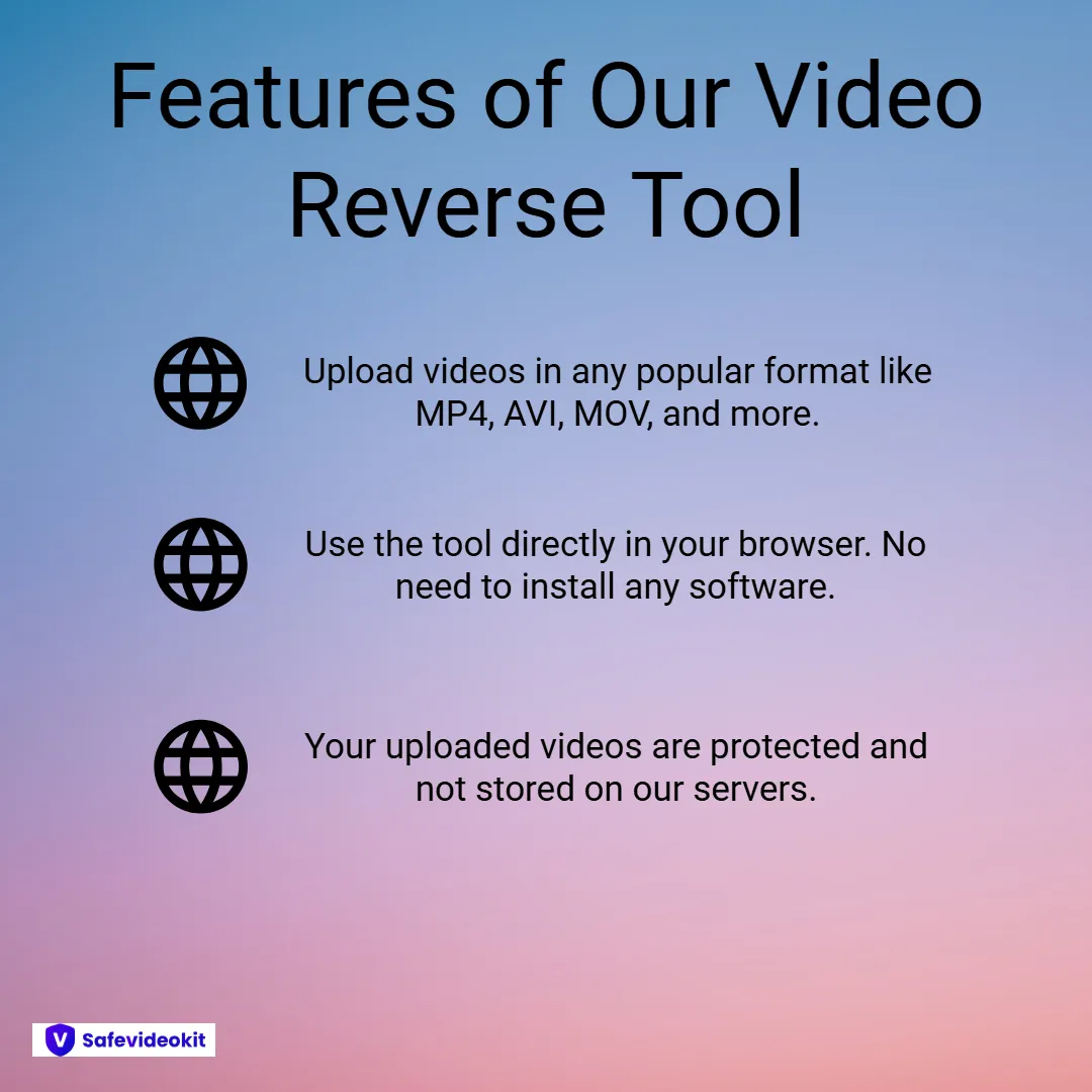 Features of Our Video Reverse Tool