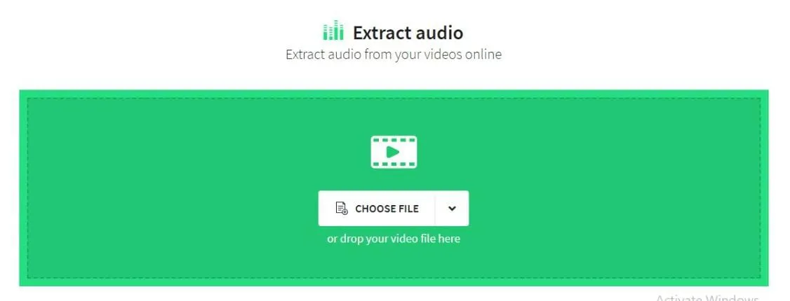 choose file to cut audio