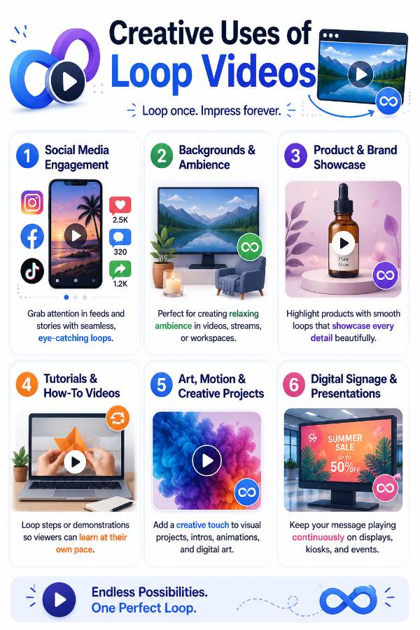 Creative uses of loop videos