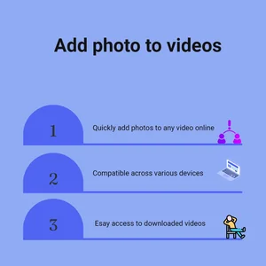 how to add photo to video