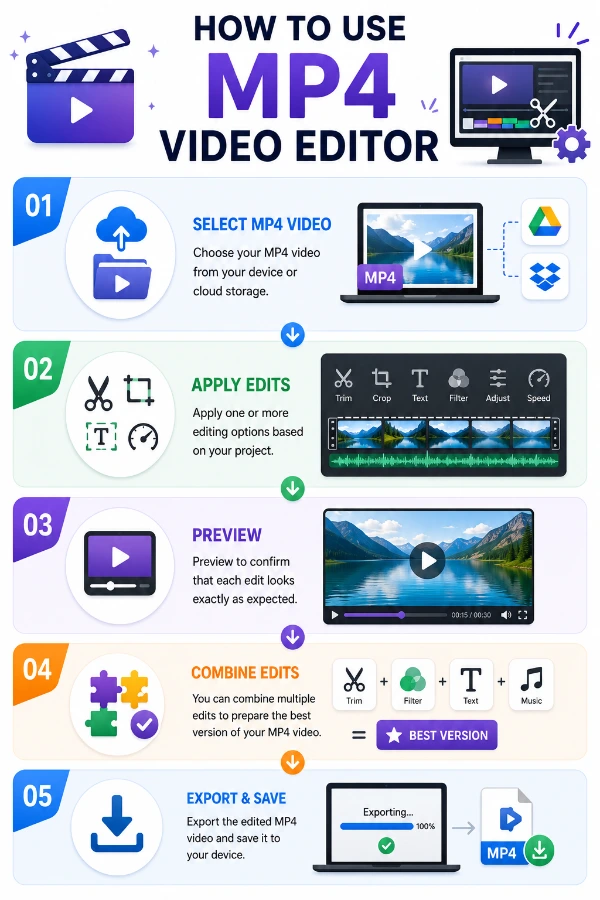 How to use MP4 Video Editor